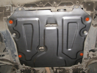 Chevrolet Защита картера двигателя и кпп, Cruze V-все/Orlando V-1.8/Astra А штамп. (Сталь 1,5 мм)